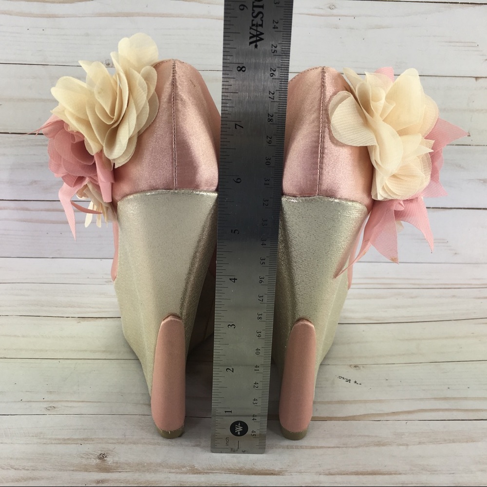 Bertinni Flowerly Wedge Heels Size 9 - Picture 7 of 7